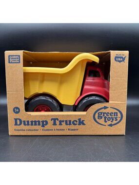 Green Toys Recycled Plastic Dump Truck Kids Construction Vehicle Usa Made